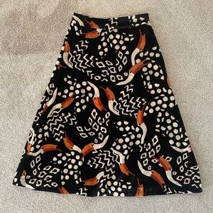 FARM Rio Tucano midi skirt